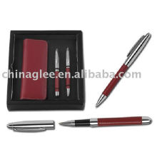 PU leather writing set, promotion pen set